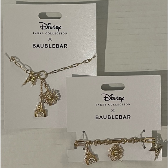 Disney 50th Anniversary Baublebar Bracelet With Tinkerbell